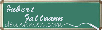 Hubert Fallmann Visitenkarte